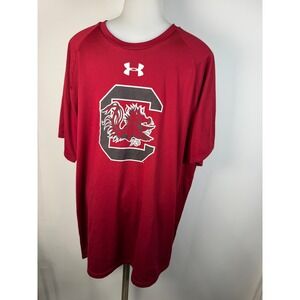 Under Armour South Carolina Gamecocks Tech Tee Mens XL Red Short Sleeve Shirt